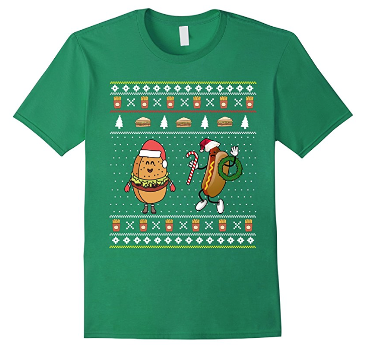Food-themed ugly Christmas sweaters for all your holiday get togethers-fast food