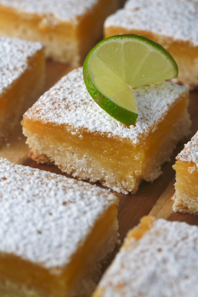 Lovely lime squares bring just enough zing