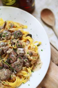 Mushroom stroganoff is a vegetarian dish to cozy up to-2