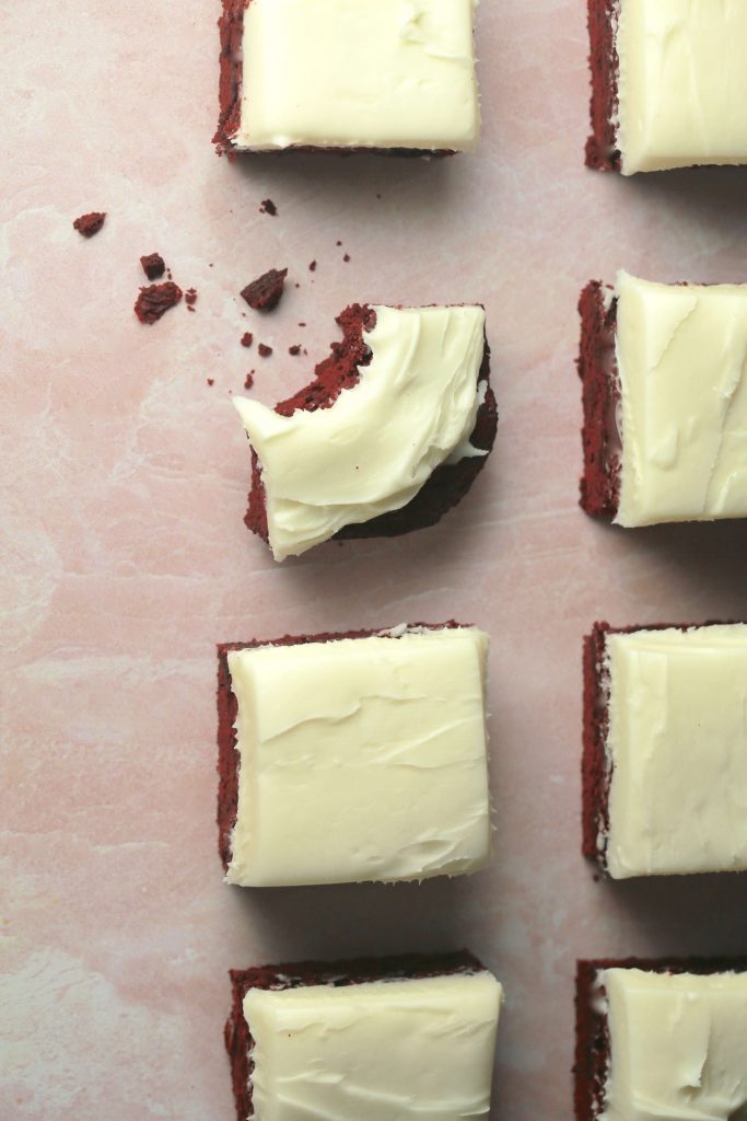 Red Velvet Brownies with cream cheese frosting_1