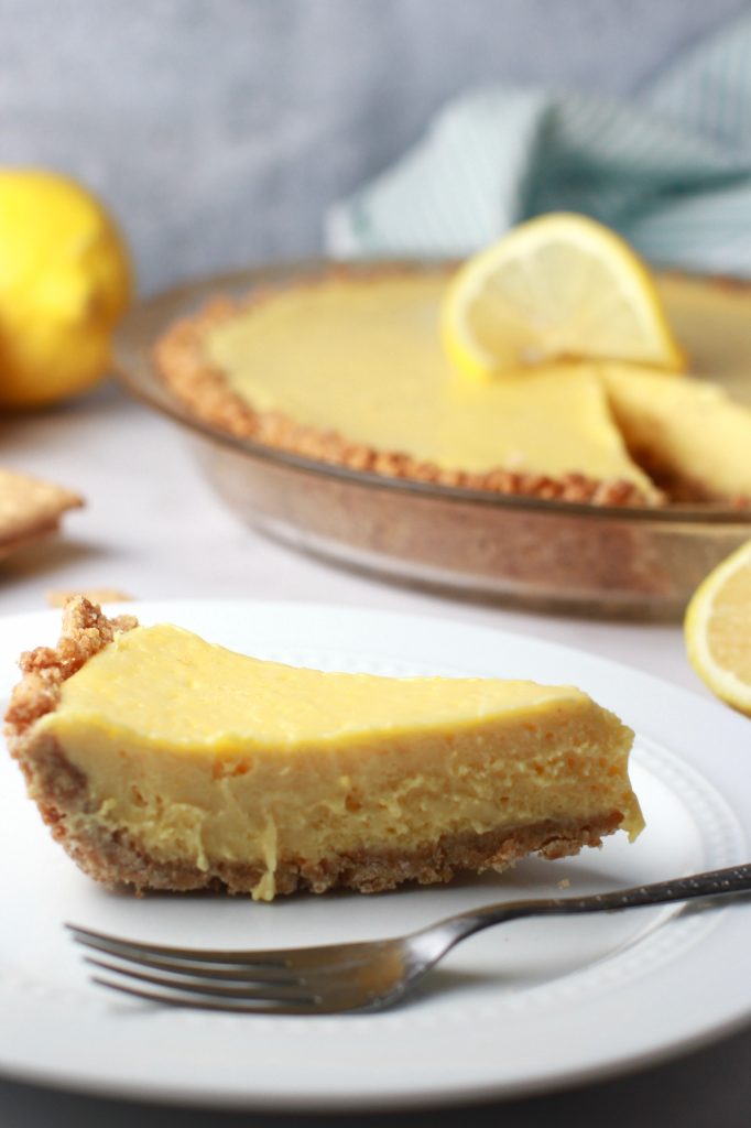 Sweet and tart Southern lemon icebox pie