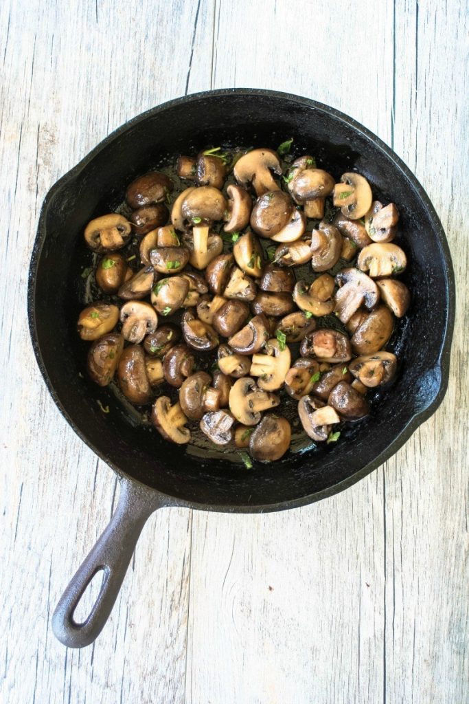 beer st. Patrick's day recipes Beer-Butter-Mushrooms-4