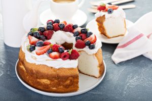 foods you've never grilled before, grilled angel food cake