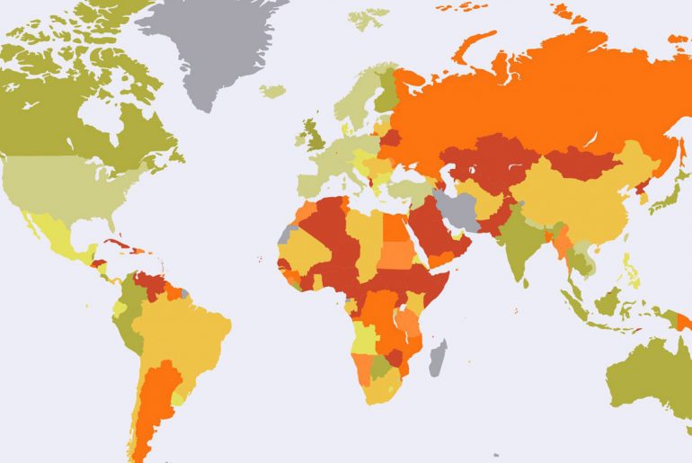 A ranking of the most vegetarian-friendly countries in the world
