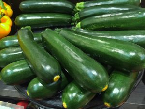 All the produce in season in July_zucchini