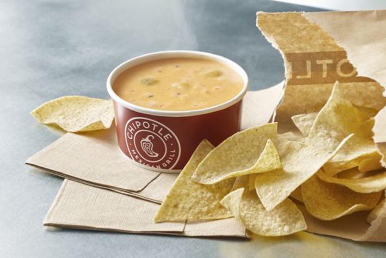 Chipotle finally delivers queso to customers in its stores, nationwide.