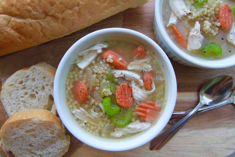 Easy 20-minute Bone Broth Chicken Noodle Soup3