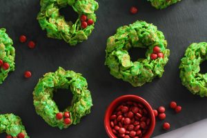 Easy Christmas wreath cookies_4