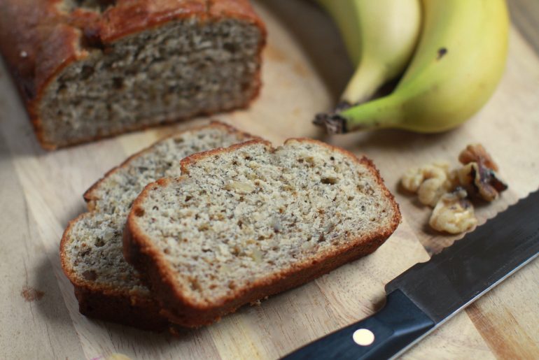 Easy banana bread recipe in under an hour