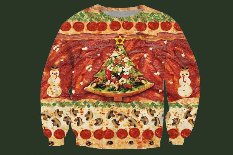 Food-themed ugly Christmas sweaters for all your holiday get togethers