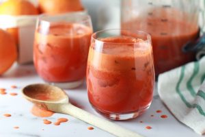 Immunity boosting orange carrot turmeric ginger juice_3