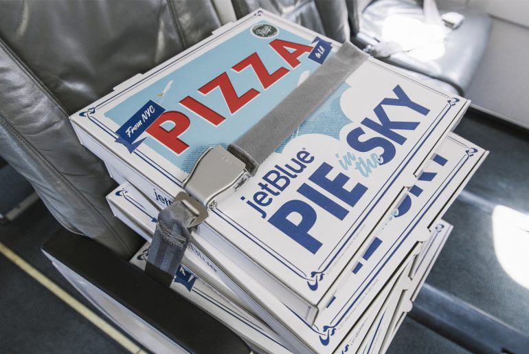 JetBlue will fly NYC pizzas cross-country for delivery in LA