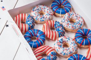 Krispy Kreme lets "Freedom Ring" with new patriotic donuts