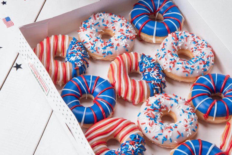 Krispy Kreme lets "Freedom Ring" with new patriotic donuts