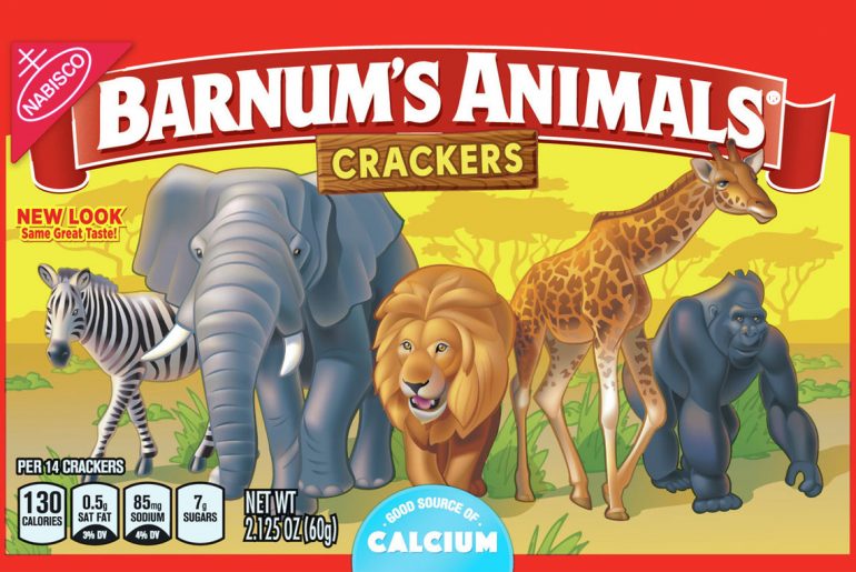 New Animal Cracker packaging sets animals free