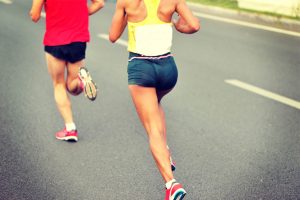 Positive running behavior is socially contagious