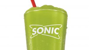 Pickle Slushie at Sonic