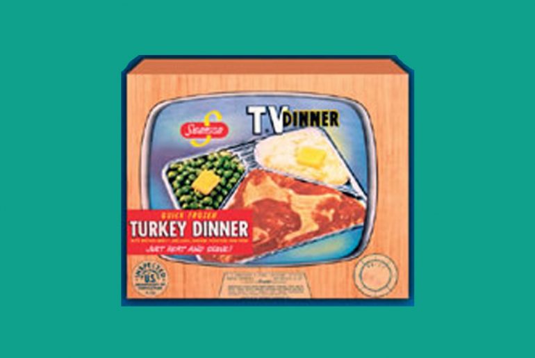 The first TV dinner was a Thanksgiving feast