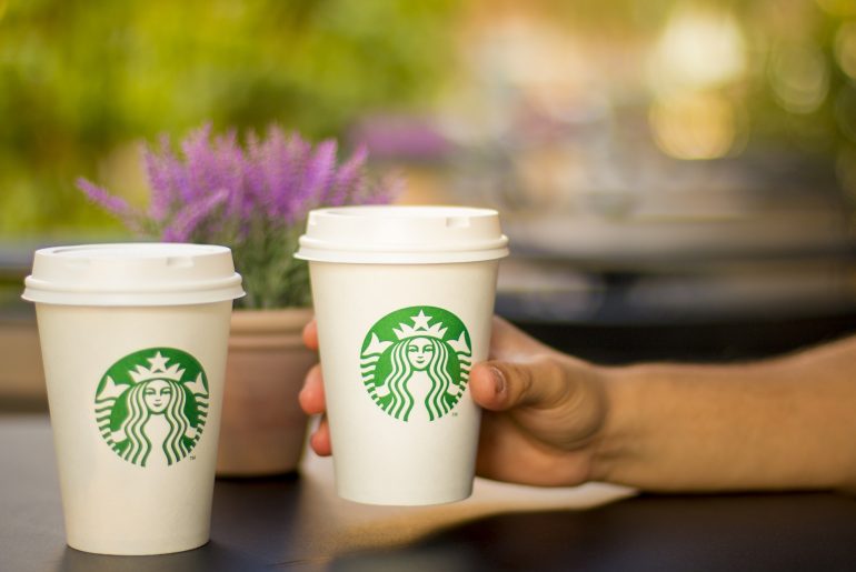 This is how Starbucks' drink sizes are Tall, Grande, and Venti