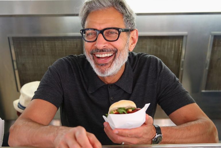 Jeff Goldblum serves up sneaky sausage from food truck in sydney by Everybody Craves
