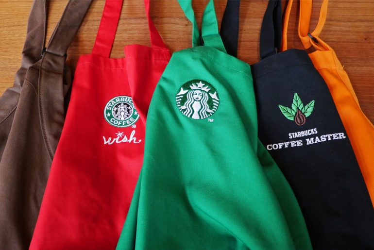 The secret behind the starbucks apron colors by Everybody Craves