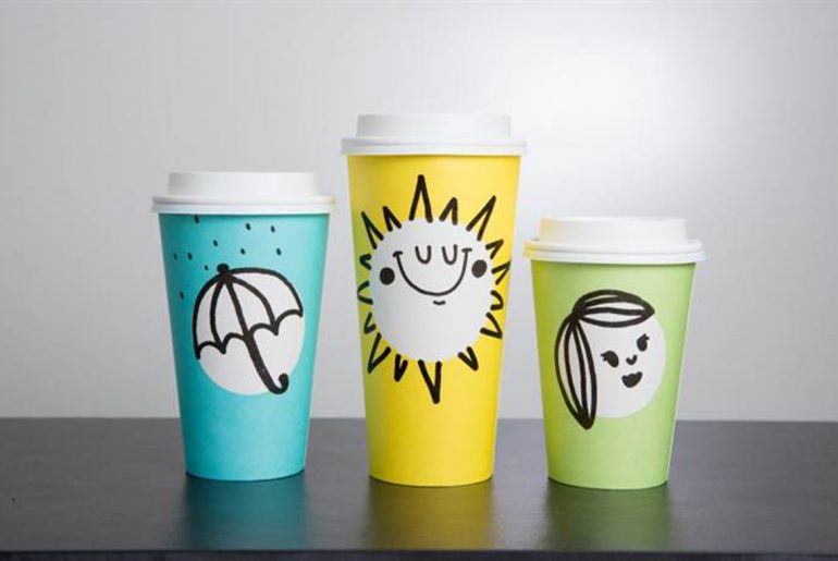 New starbucks cups are dressed for spring by Everybody Craves